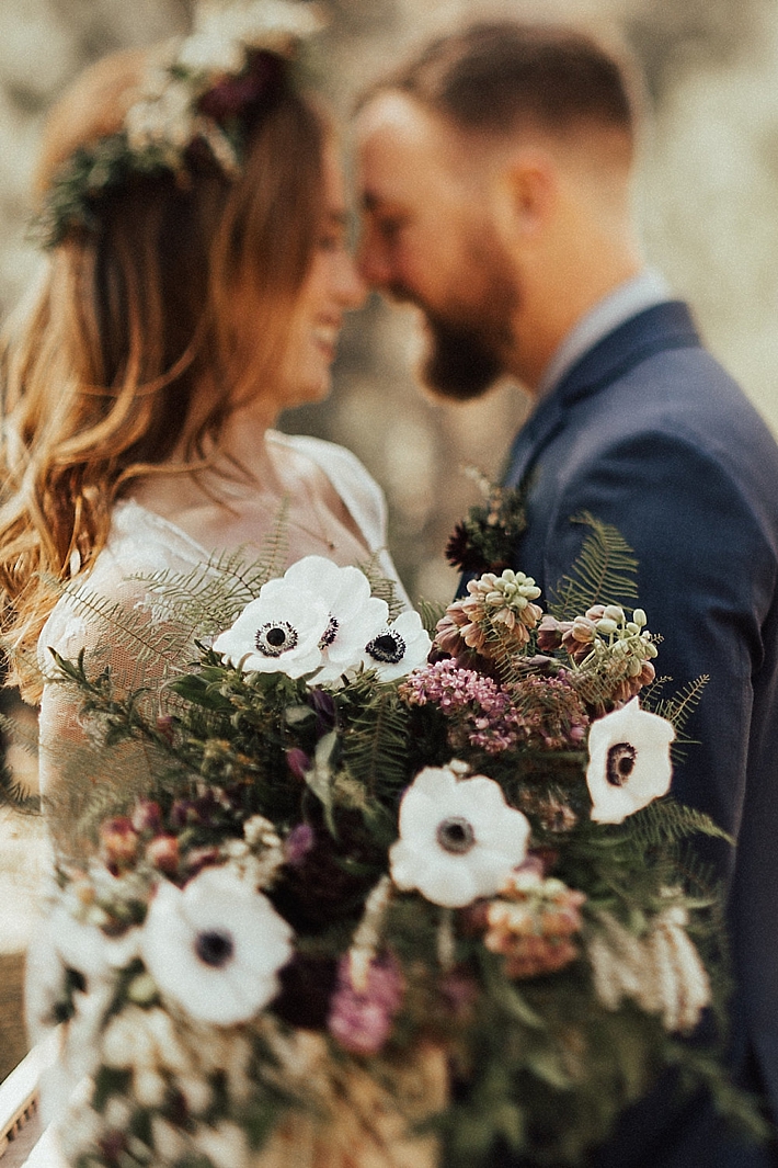 Intimate Bohemian Wedding Inspiration in Yosemite Valley | Randi Kreckman Photography