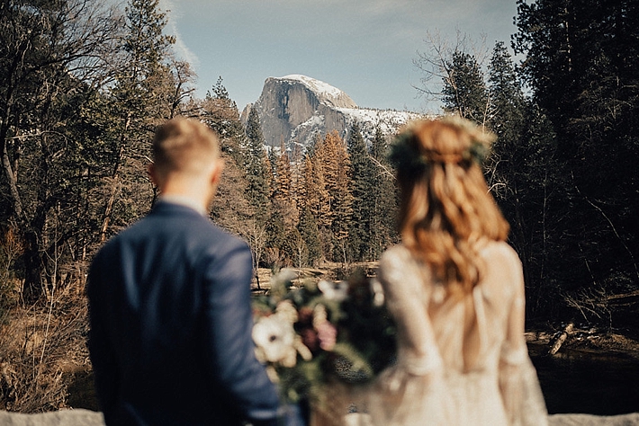 Intimate Bohemian Wedding Inspiration in Yosemite Valley | Randi Kreckman Photography