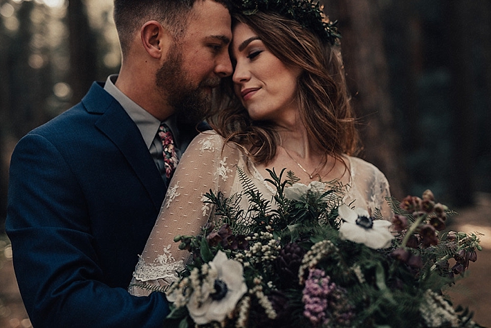 Intimate Bohemian Wedding Inspiration in Yosemite Valley | Randi Kreckman Photography