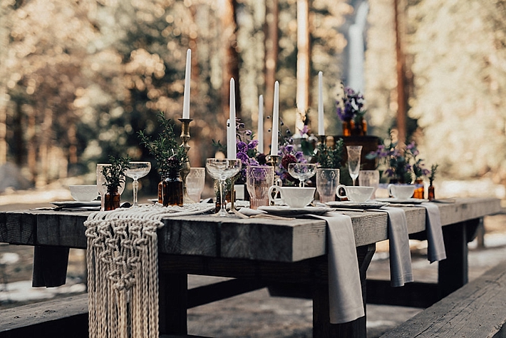 Intimate Bohemian Wedding Inspiration in Yosemite Valley | Randi Kreckman Photography