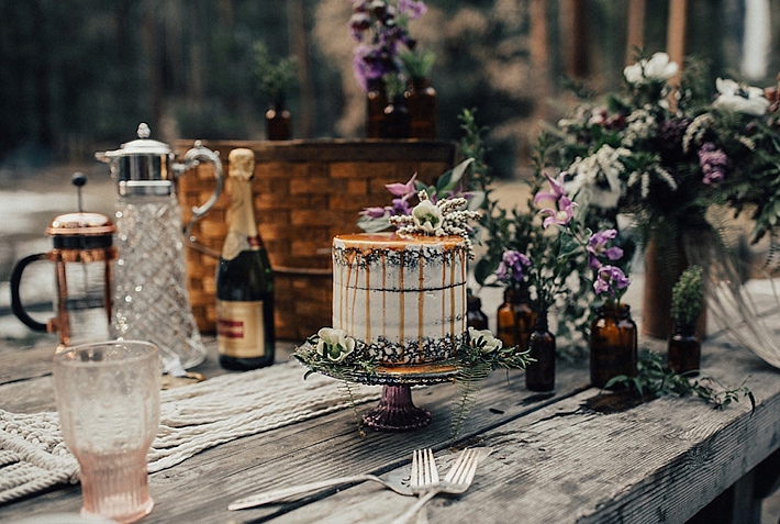 Intimate Bohemian Wedding Inspiration in Yosemite Valley | Randi Kreckman Photography